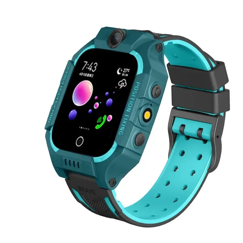 Montre connectée pour enfants Lenovo 2027, nouvelle version 5G, GPS, carte SIM, appel SOS, caméra, étanche, pour garçons et filles, cadeau
