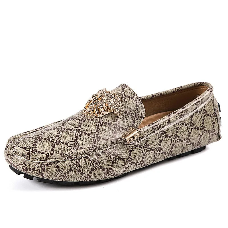 Homme de luxe chaussures conducteurs mocassins chaussures décontractées femme chaussures originales italiennes marque homme sans lacet mocassins homme sans lacet mocassins kaki
