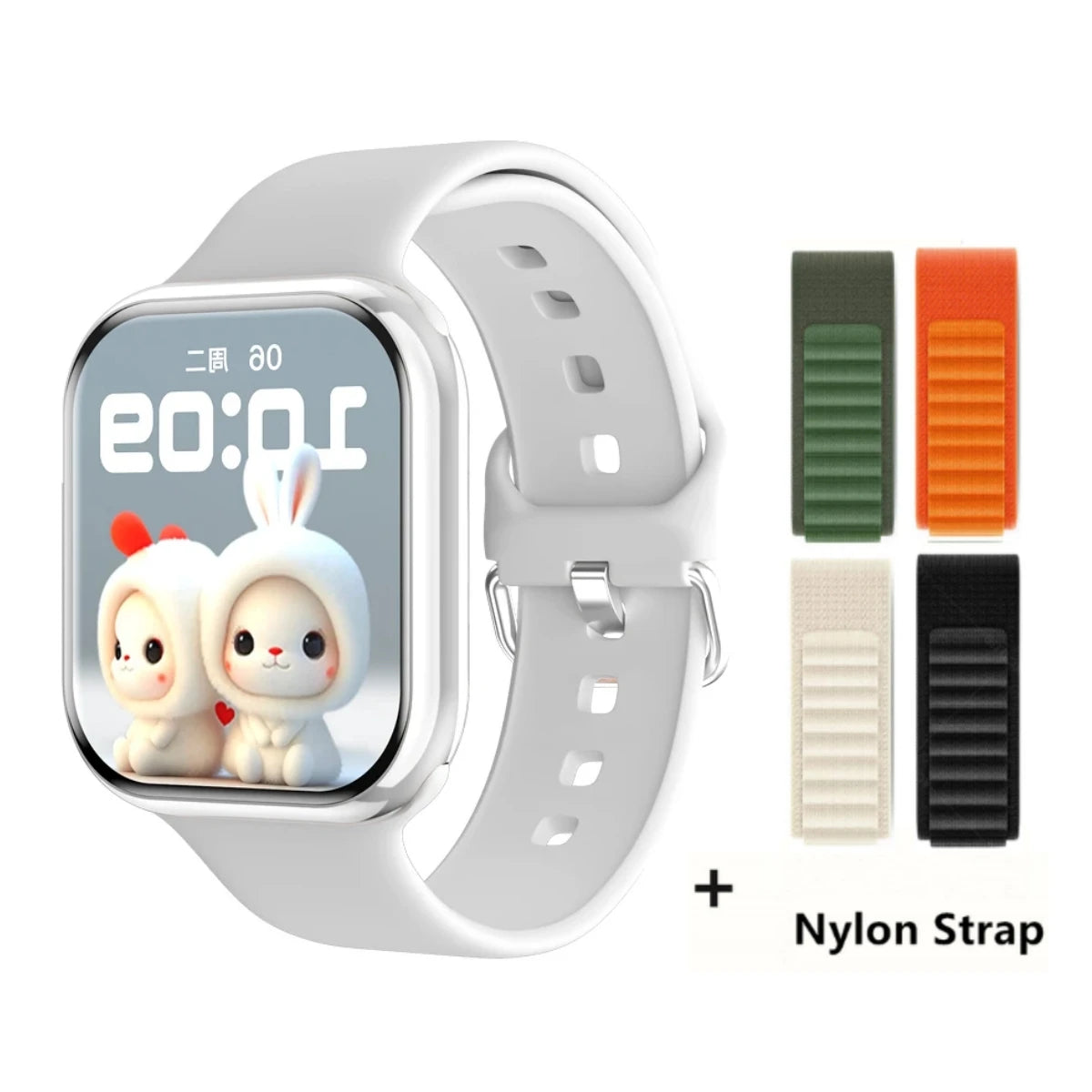 Montre connectée GPS pour hommes et femmes, compatible avec Apple Watch série 10, affichage permanent, mesure de la température corporelle, appels Bluetooth, NFC, pour iOS et Android