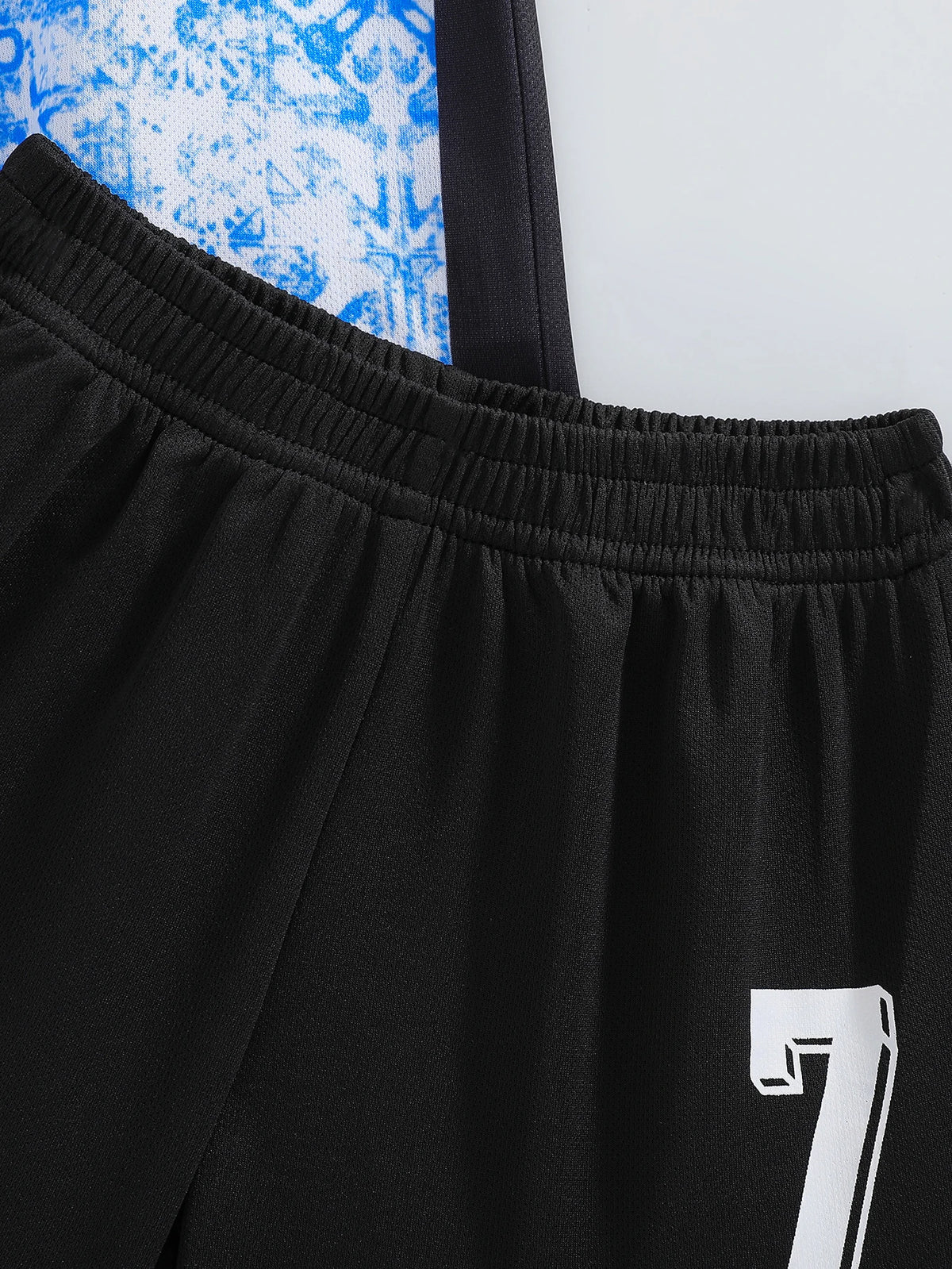 Ensemble d'uniforme de football léger à séchage rapide pour enfants et adolescents, pour le sport en plein air, numéro fixe 7, nom arrière personnalisé