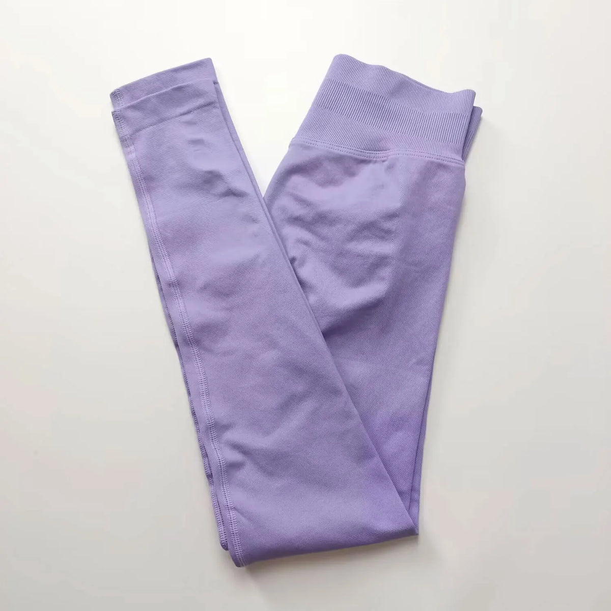 NCLAGEN Leggings de yoga pour femme, pantalon de sport sans couture, avec bande côtelée basse, vêtements de gym, tenue de fitness, collants effet scrunch bum