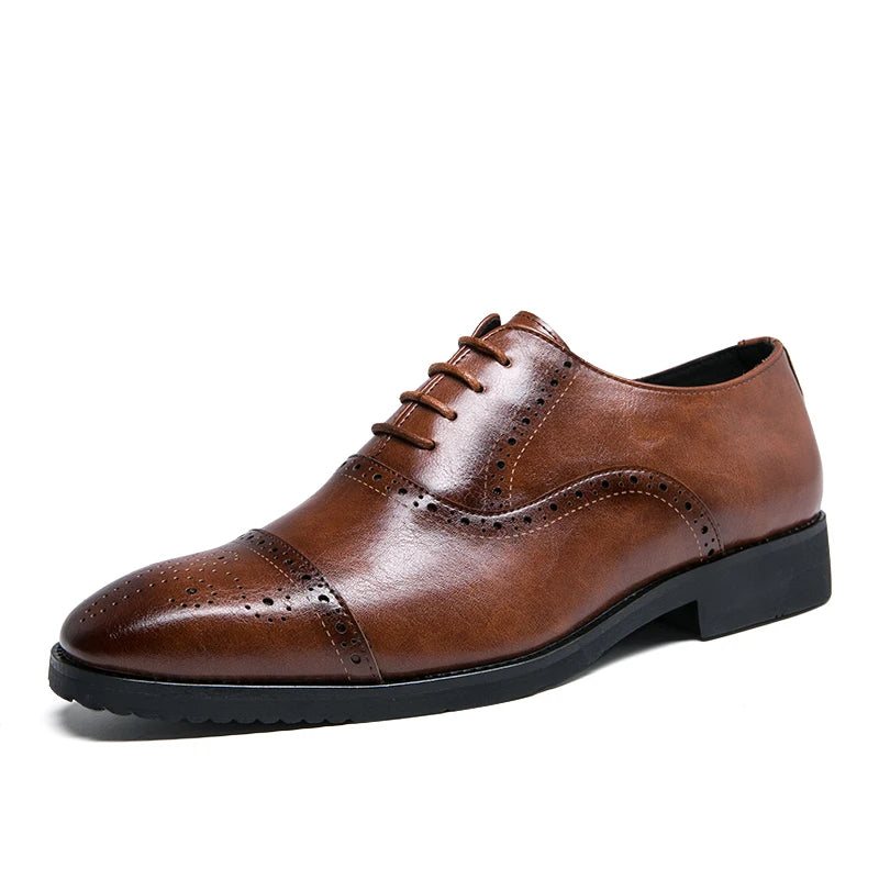 Robe oxford de luxe en cuir pour hommes, grande taille 47, fait à la main, pour fête de mariage, Business, décontracté, formel, mocassins