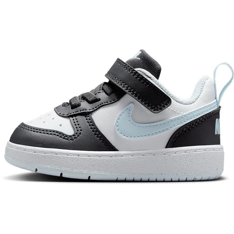 Nike véritable COURT bébé Velcro sport décontracté chaussures de planche légères HQ3263-060