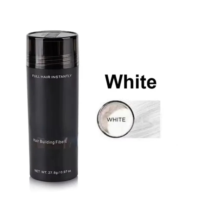 Fibres capillaires à la kératine 27,5g – Spray épaississant pour cheveux – Produits anti-chute pour femme et homme – Poudres de repousse instantanée
