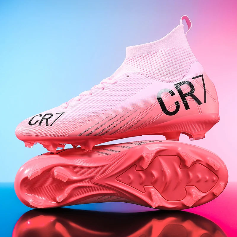 Nouvelles chaussures de football pour hommes, vente chaude, chaussures de futsal professionnelles de haute qualité, chaussures de football à crampons pour femmes, unisexe, ultra-légères, baskets TF/FG