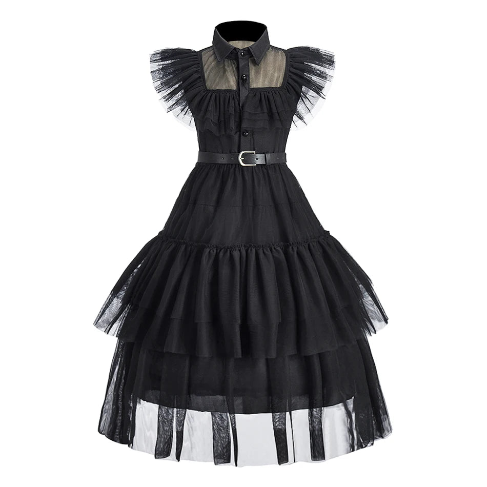Filles Halloween Carnaval Princesse Cosplay Costumes Enfant Fête D'anniversaire Robe Enfants Vêtements Bébé École Robe De Bal D'été Robes