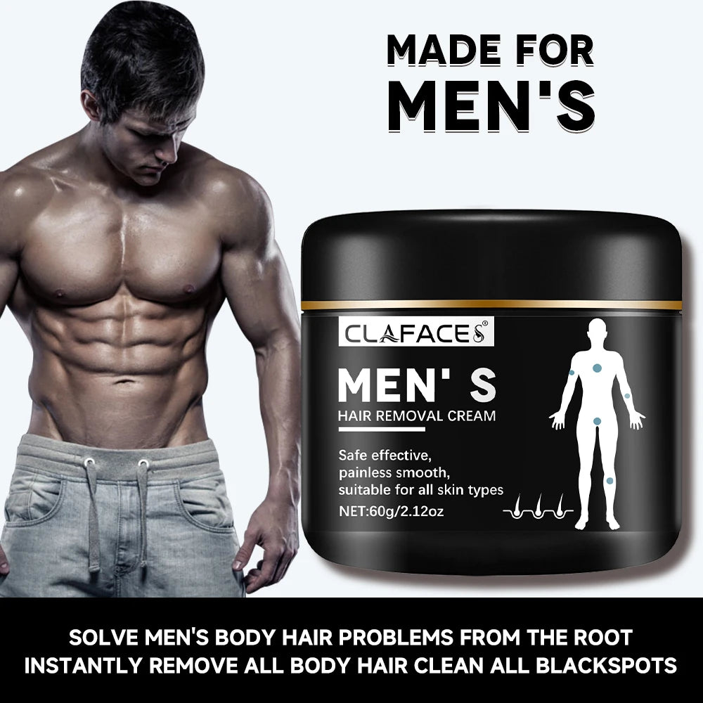 Crème d'épilation rapide indolore inhibiteur de croissance des cheveux bras aisselles jambes dépilatoire Permanent pour hommes femmes beauté soins de santé 60g