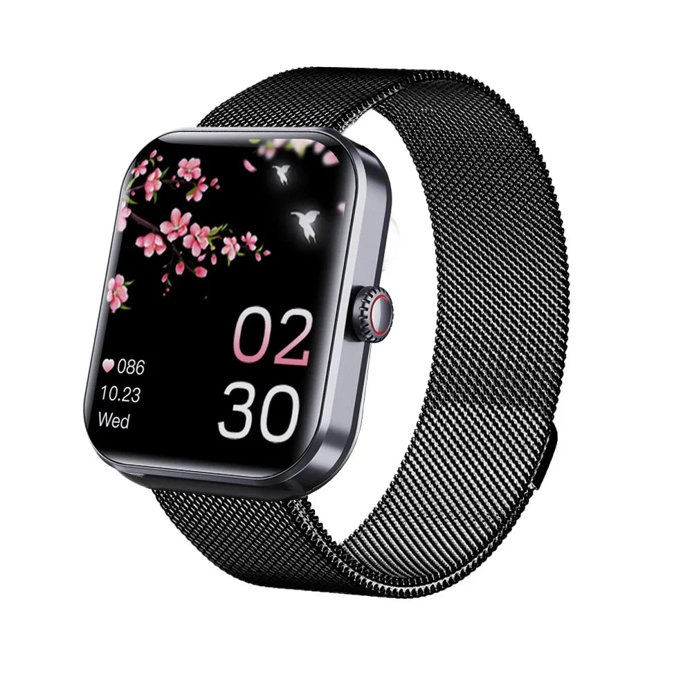 Montres intelligentes pour femmes, nouvelle mode, appels Bluetooth, écran tactile complet, étanche, moniteur d'activité physique, montres intelligentes pour hommes