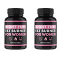 Complément brûleur de graisse nocturne pour femmes, brûleur de graisse du ventre et pilules de tonalité pour le gonflage et le métabolisme, suppresseur d'appétit