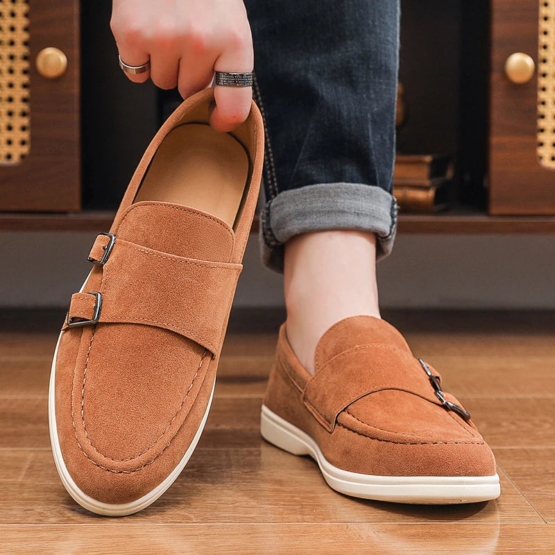 Mode hommes chaussures décontractées en daim cuir hommes classique Style britannique glands mocassins hommes en plein air conduite appartements