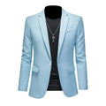 Boutique de mode couleur unie haut de gamme marque décontracté affaires hommes Blazer marié robe de mariée Blazers pour hommes costume hauts Jacke manteau