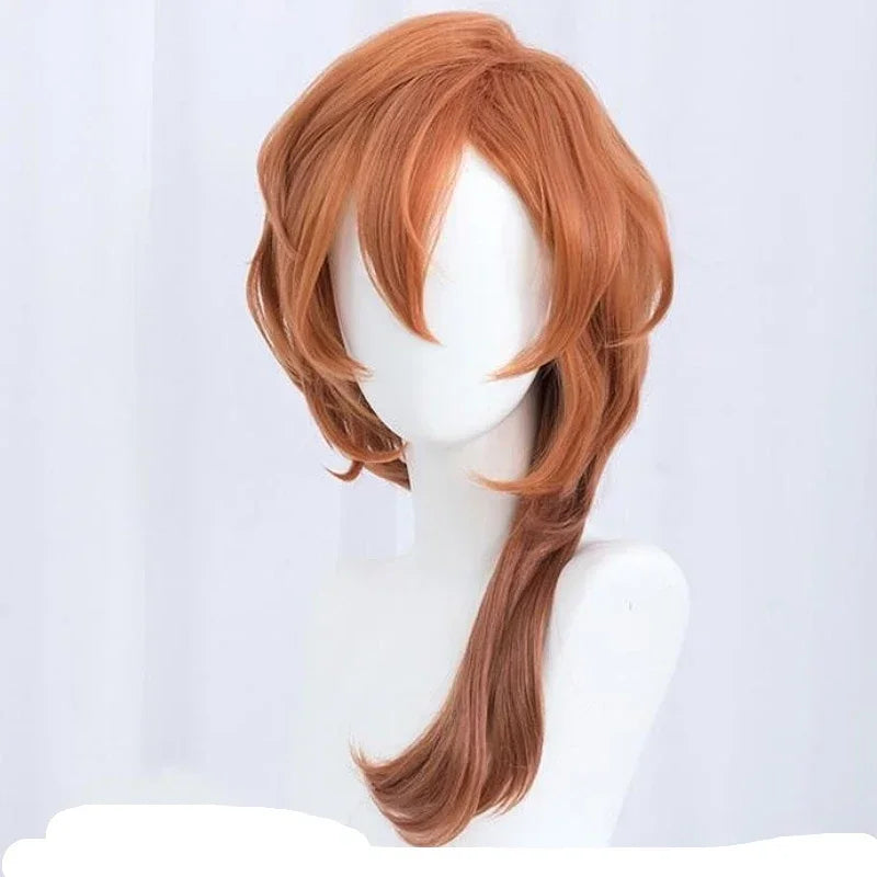 Perruque de Cosplay synthétique Bungo Stray Dogs Chuya Nakahara Chuuya, perruque de haute qualité, résistante à la chaleur