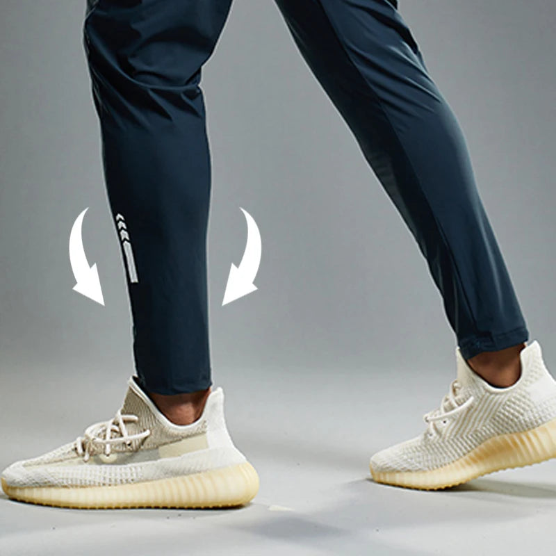 Été élastique hommes course Sport pantalon Jogging pantalons de survêtement décontracté en plein air formation gymnase Fitness pantalon