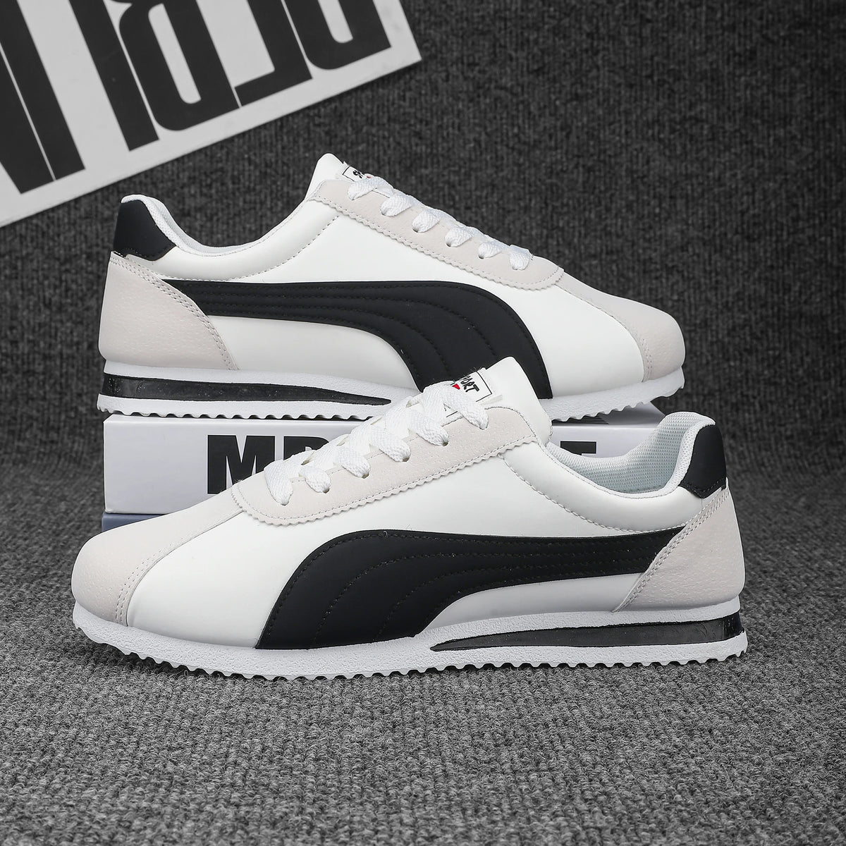 Chaussures de sport décontractées pour hommes avec semelles souples, chaussures de skate confortables et légères, chaussures de course en plein air, chaussures pour hommes