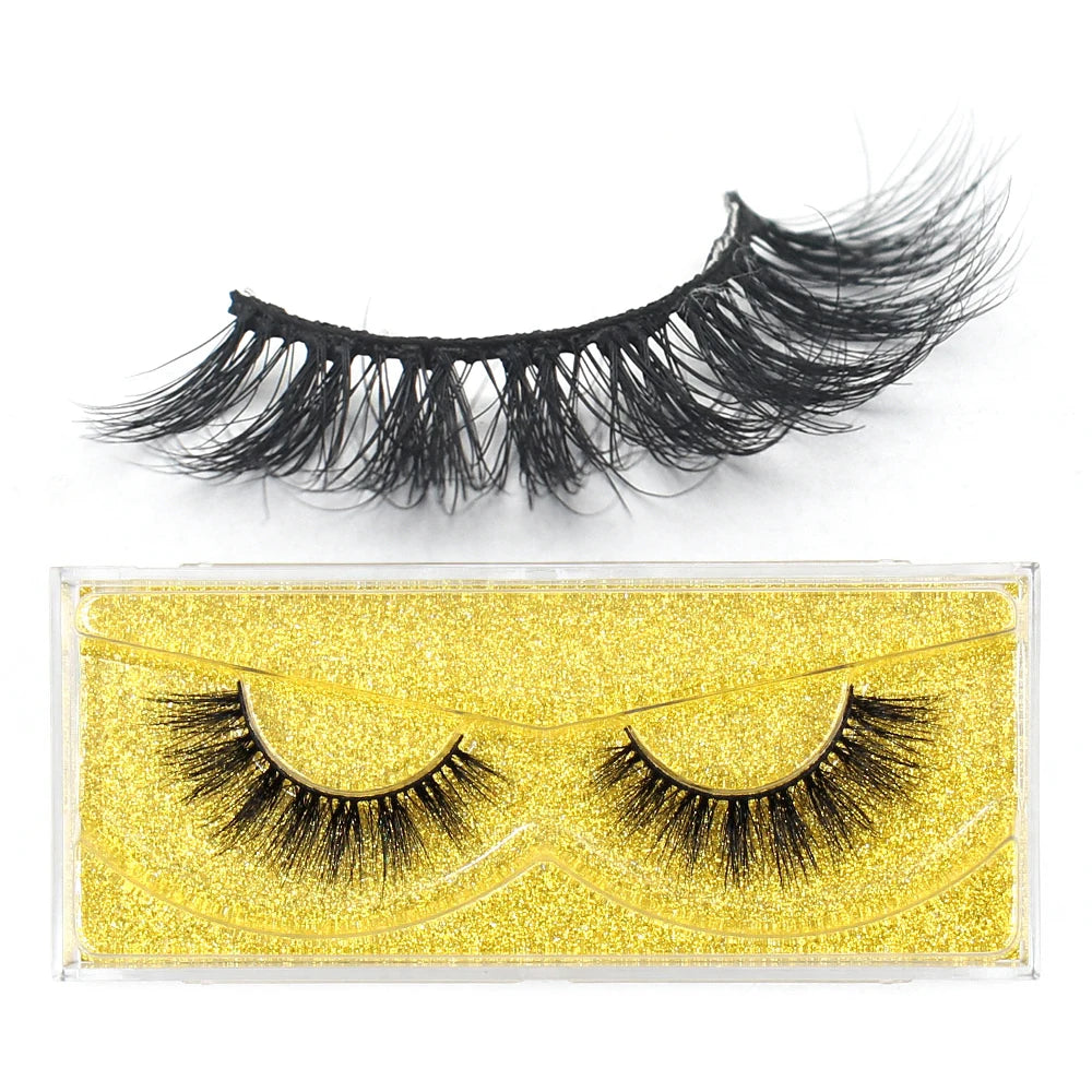 FOXESJI cils 3D vison cils populaire naturel long moelleux dramatique Extension de cils maquillage cils complet faux cils