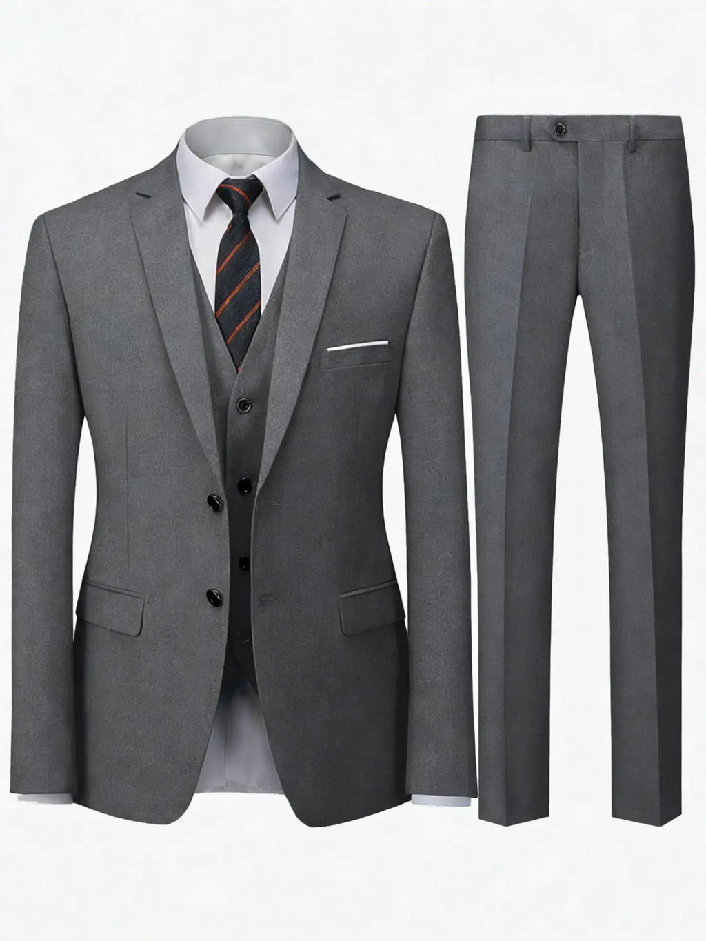 Ensemble de costume 2 pièces bordeaux pour homme (blazer + pantalon uniquement, gilet non inclus), veste et pantalon slim fit pour occasions formelles, mariage ou fête