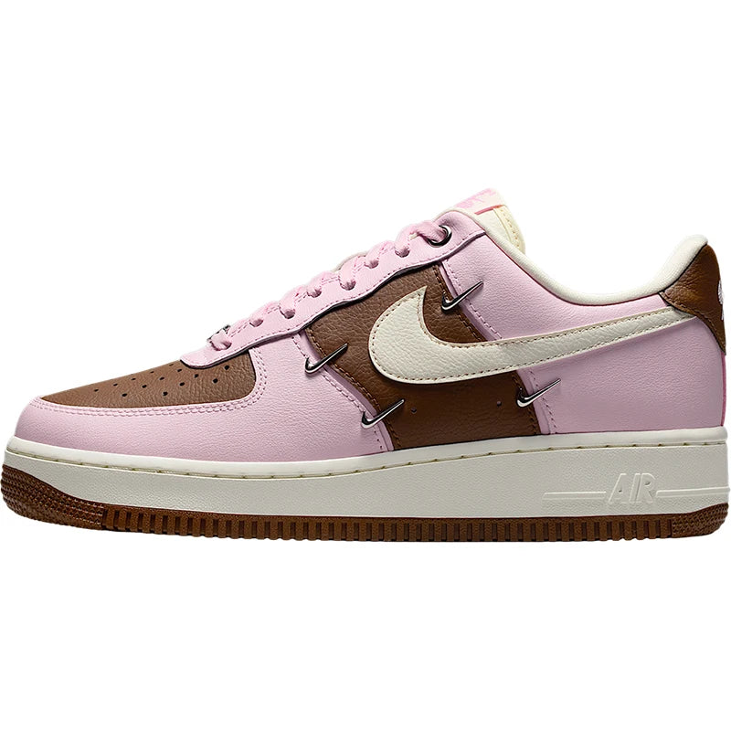 Nike véritable Air Force 1 chaussures de planche basses respirantes et résistantes à l'usure pour femmes IO7595-211