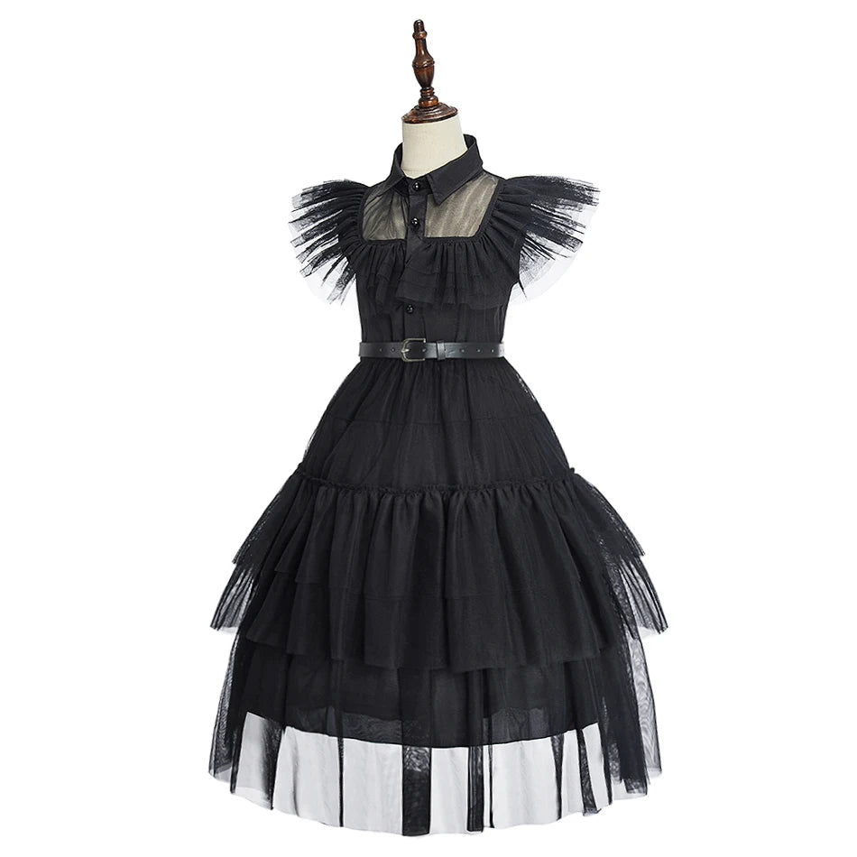 Filles Halloween Carnaval Princesse Cosplay Costumes Enfant Fête D'anniversaire Robe Enfants Vêtements Bébé École Robe De Bal D'été Robes