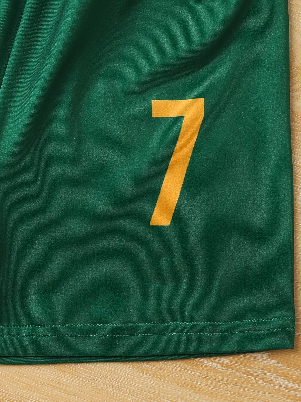 Ensemble de Football de sport à séchage rapide pour enfants, épissage rouge et vert No.7, nouvelle collection été 2025