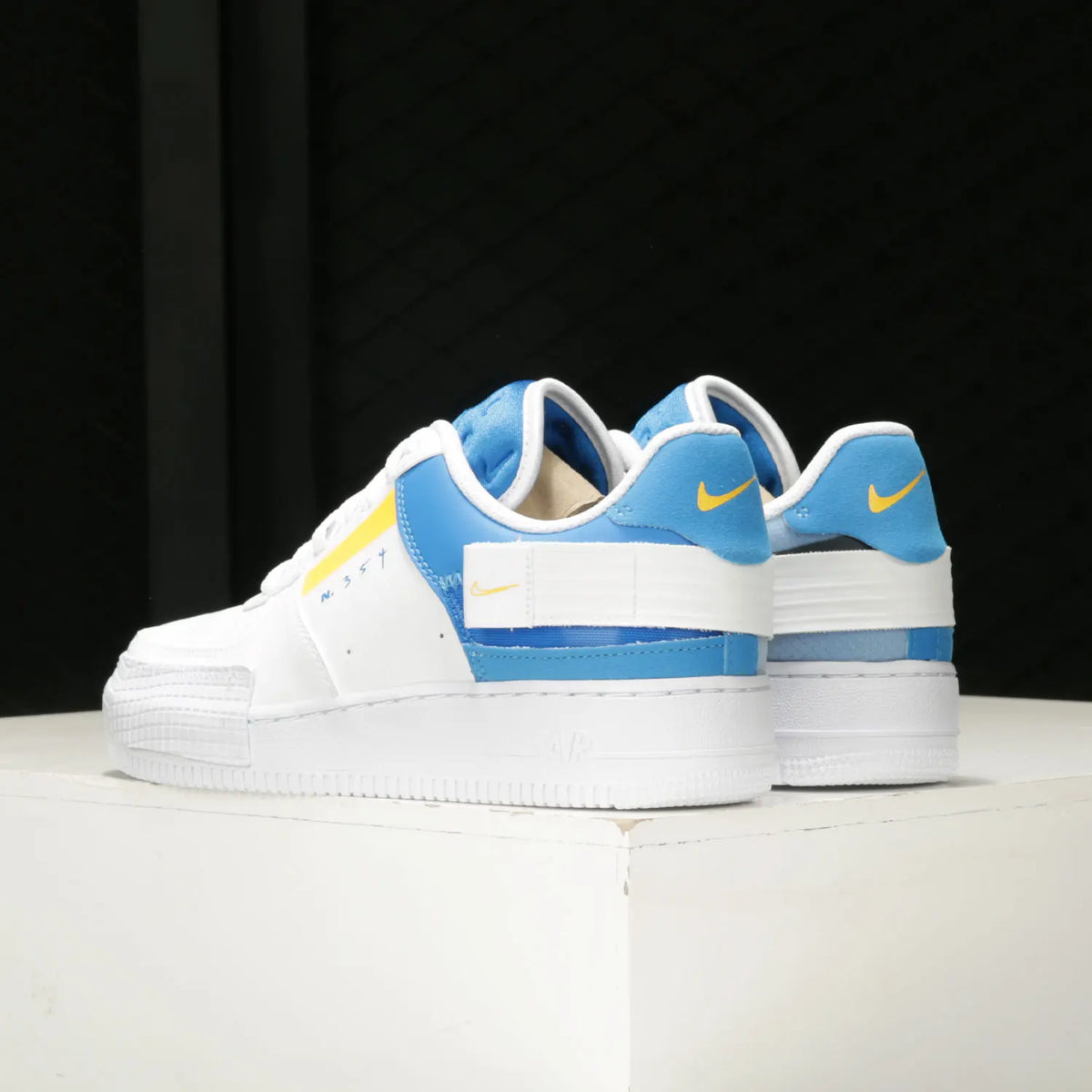 Nike véritable AIR Force 1 chaussures de sport décontractées à la mode pour hommes et femmes CK6923-101