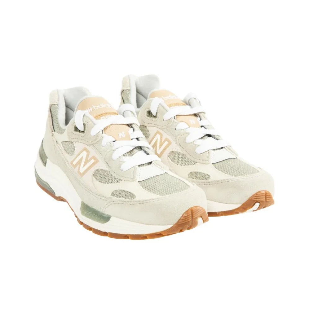 Chaussures de course New Balance NB 992 unisexe beige vert
