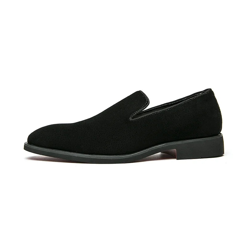 Chaussures provoqué en cuir suédé pour hommes, mocassins marron, marque de créateur italien, bureau d'affaires, boîte de nuit, fête, livraison directe, Dhp8Q, printemps