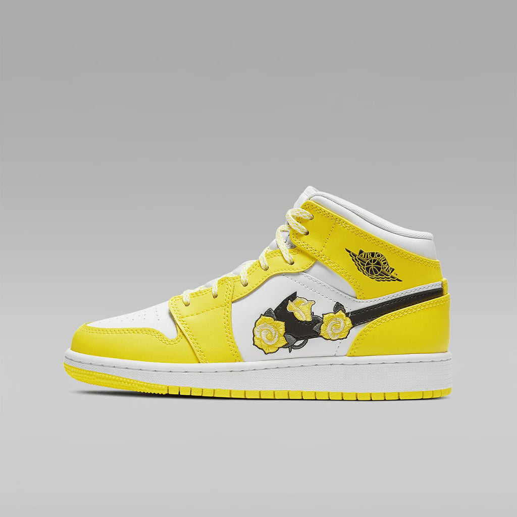 Nike Authentique AIR JORDAN 1 MID SE (GS) Baskets décontractées pour enfants AV5174-700