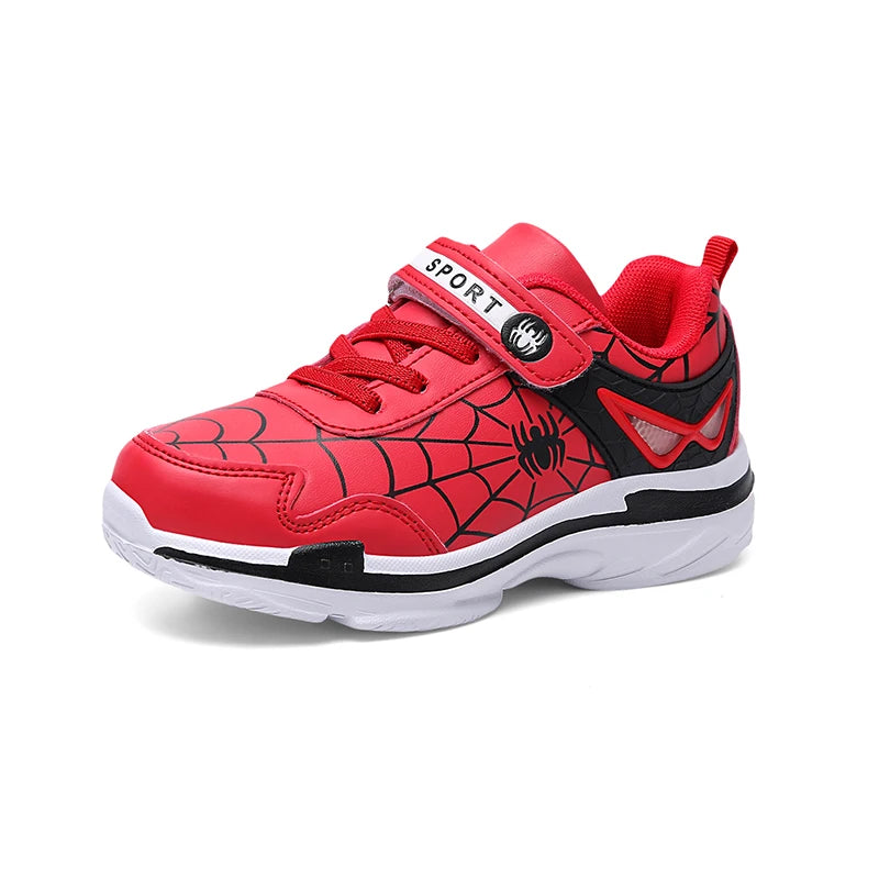 Marque enfants dessin animé araignée baskets garçons chaussures de sport confortables en plein air chaussures de Tennis antidérapantes chaussures de course légères et décontractées