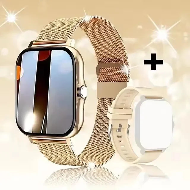 Nouvelle montre connectée multifonctionnelle 2026 pour hommes et femmes, bracelet de fitness et de sport avec Bluetooth, musique, moniteur de sommeil