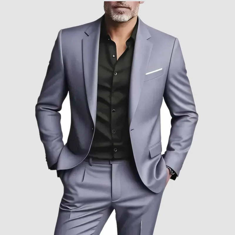 Costumes De marié pour hommes, 2 pièces, taille Extra Large, Tuxedos De mariage, ensembles De bal, Blazer d'affaires