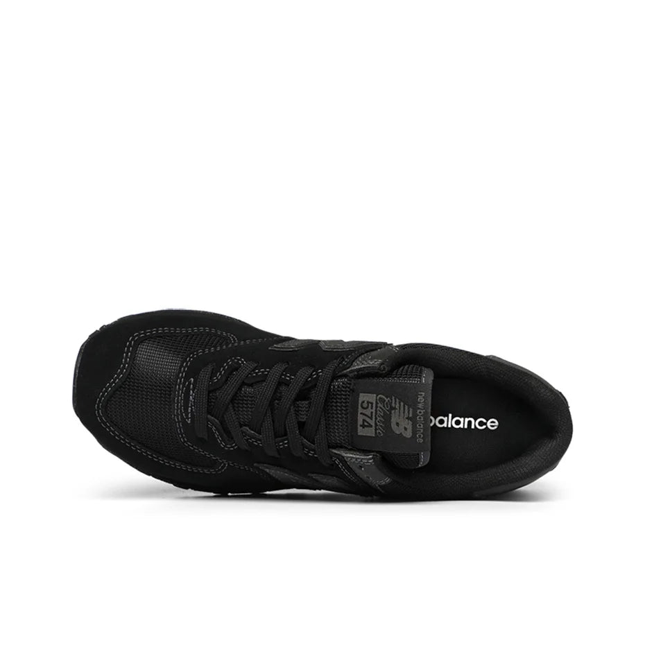 New Balance NB 574 Chaussures de course basses décontractées pour la ville et les trajets quotidiens unisexe noir