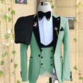 Ensemble de costume 3 pièces pour hommes de mariage (veste pantalon gilet) smoking de marié Blazer formel costume élégant pour hommes