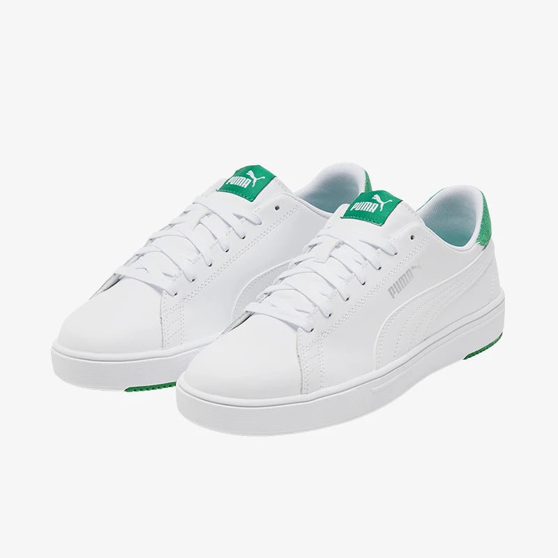 Puma Authentique Serve Pro Lite Chaussures basses blanches pour hommes et femmes 374902-05