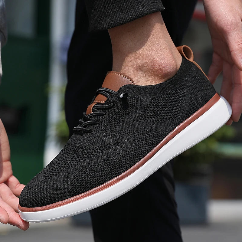Chaussures coulissantes pour hommes mocassins de chaussures de sport en maille, chaussures antidérapantes chaussures décontractées coupe basse chaussures de sport décontractées best-seller chaussures de créateur 2025