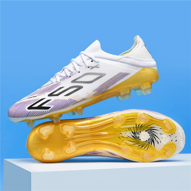 Nouvelles chaussures de football pour hommes, antidérapantes, pour futsal en salle, crampons pour terrain gazonné, baskets de haute qualité, modèle haut de gamme, très vendues, pour l'extérieur