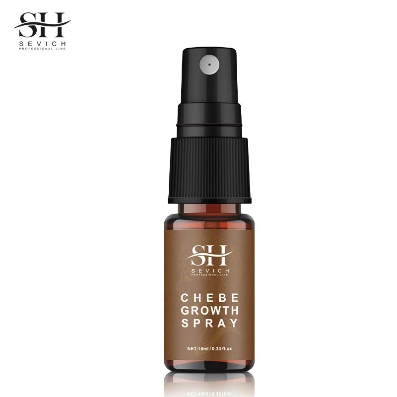 Huile de pulvérisation de Chebe africaine, 10ml, pour une réparation rapide de la croissance des cheveux, résultat Visible endommagé, arrêter de la casse, favorise la croissance des cheveux, pour femmes et hommes