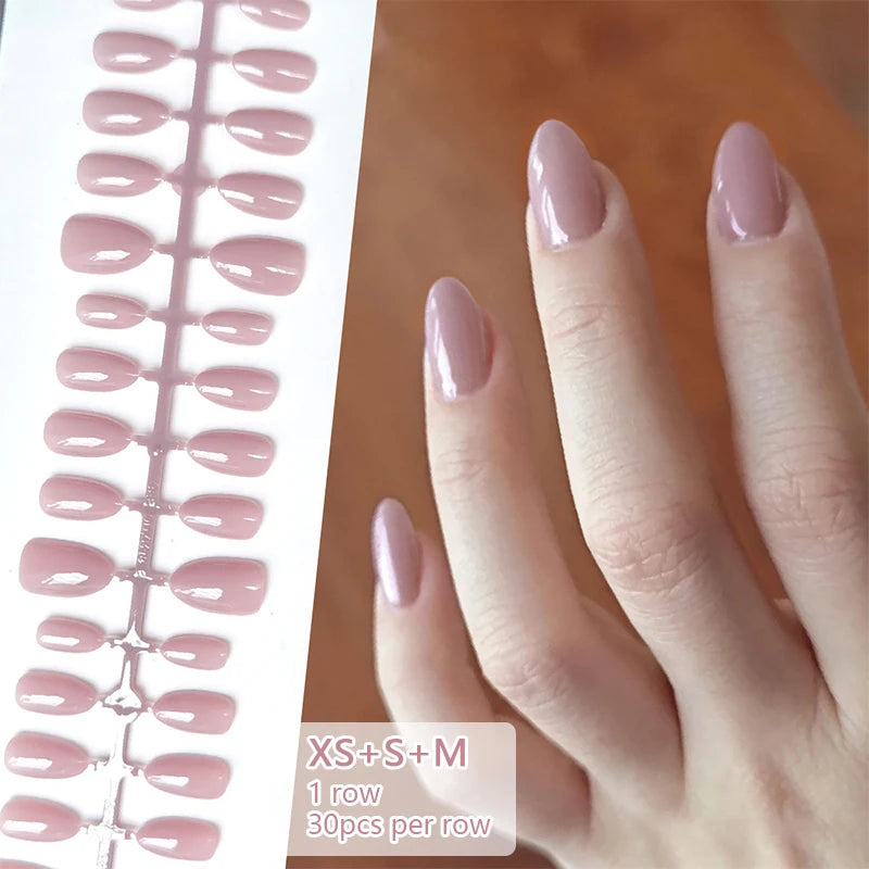 24 pièces/ensemble blanc français presse sur faux ongles couverture complète artificielle portable ongles conseils de beauté nu français blanc faux ongles Art