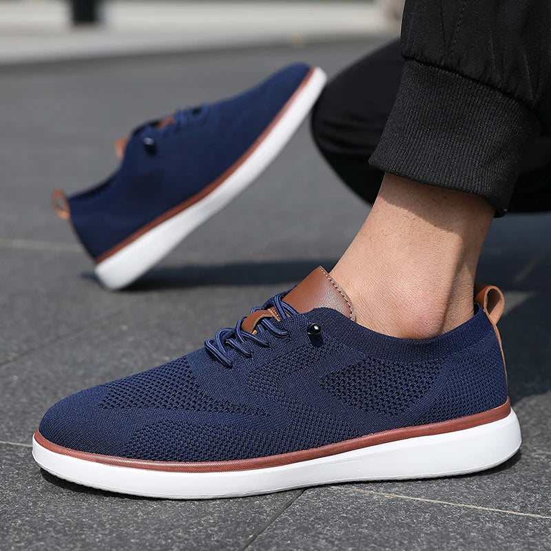 Chaussures coulissantes pour hommes mocassins de chaussures de sport en maille, chaussures antidérapantes chaussures décontractées coupe basse chaussures de sport décontractées best-seller chaussures de créateur 2025