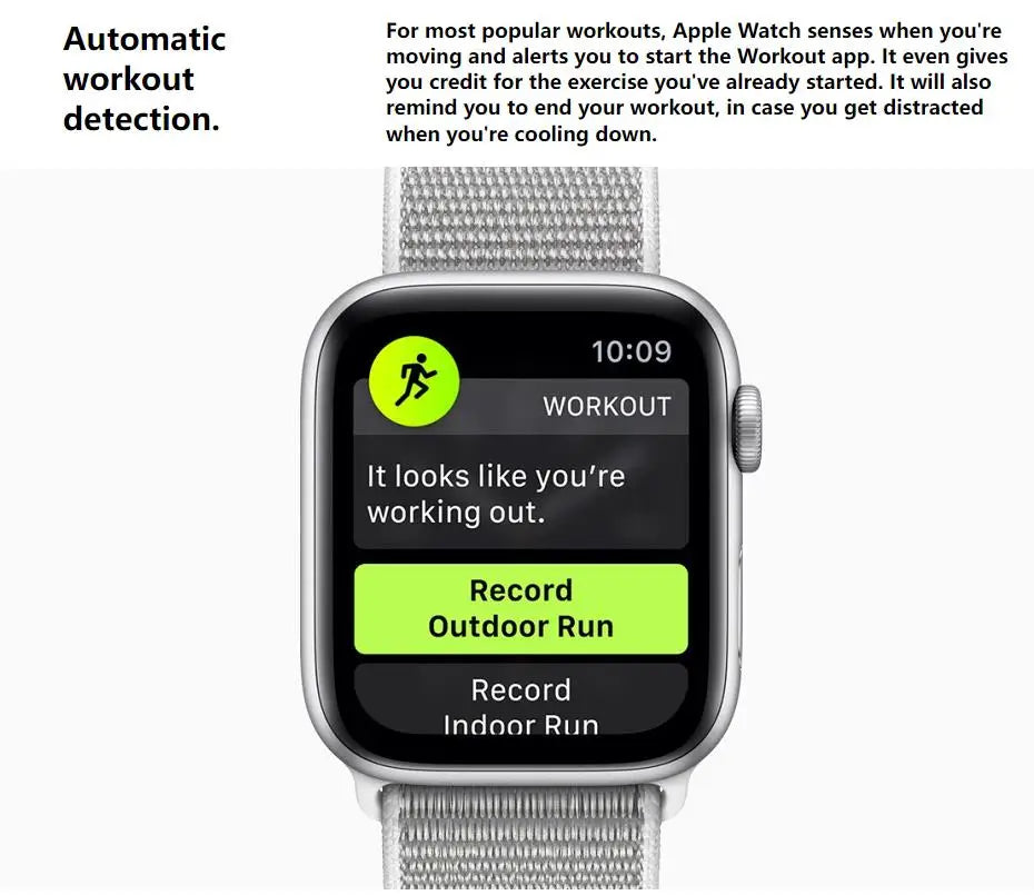 100% Original Apple Watch série 4 Smartwatch 40MM/44MM GPS en aluminium avec bracelet de Sport