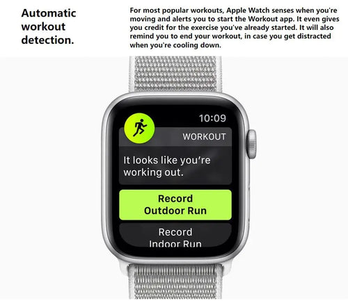 100% Original Apple Watch série 4 Smartwatch 40MM/44MM GPS en aluminium avec bracelet de Sport
