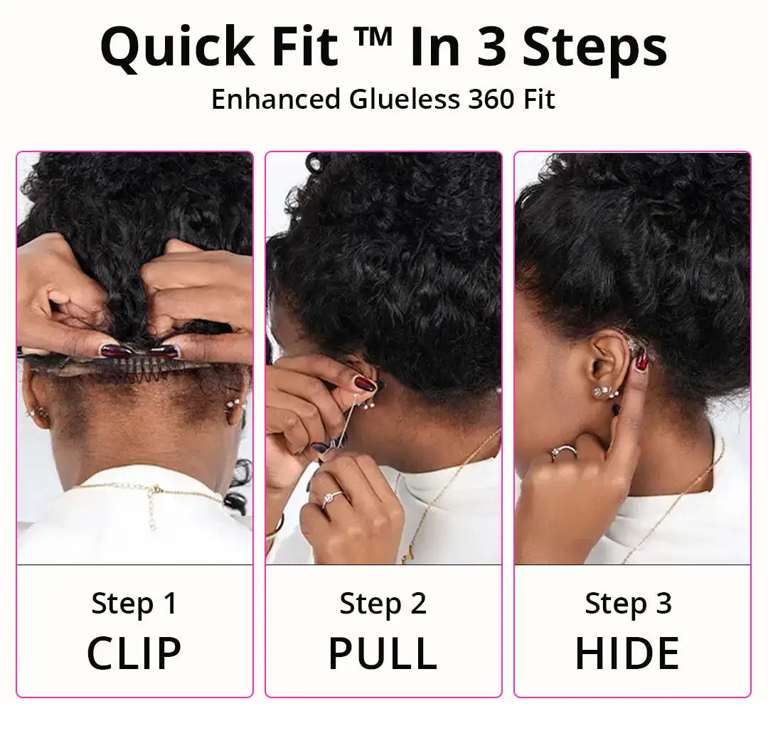 Perruque 360 Full Lace 250% 18-36 pouces avec sangle invisible, cheveux humains bouclés profonds, cordon de serrage réglable, dentelle HD, sans colle