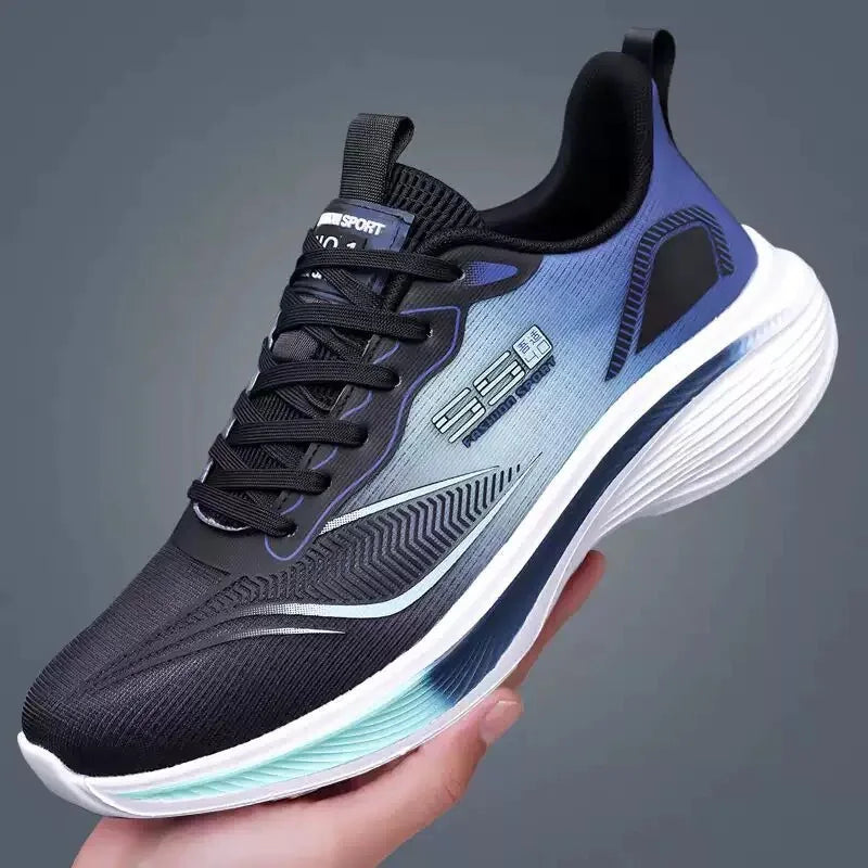 Chaussures en maille respirante pour hommes, baskets légères et décontractées, antidérapantes, semelle souple, chaussures de course pour printemps et été