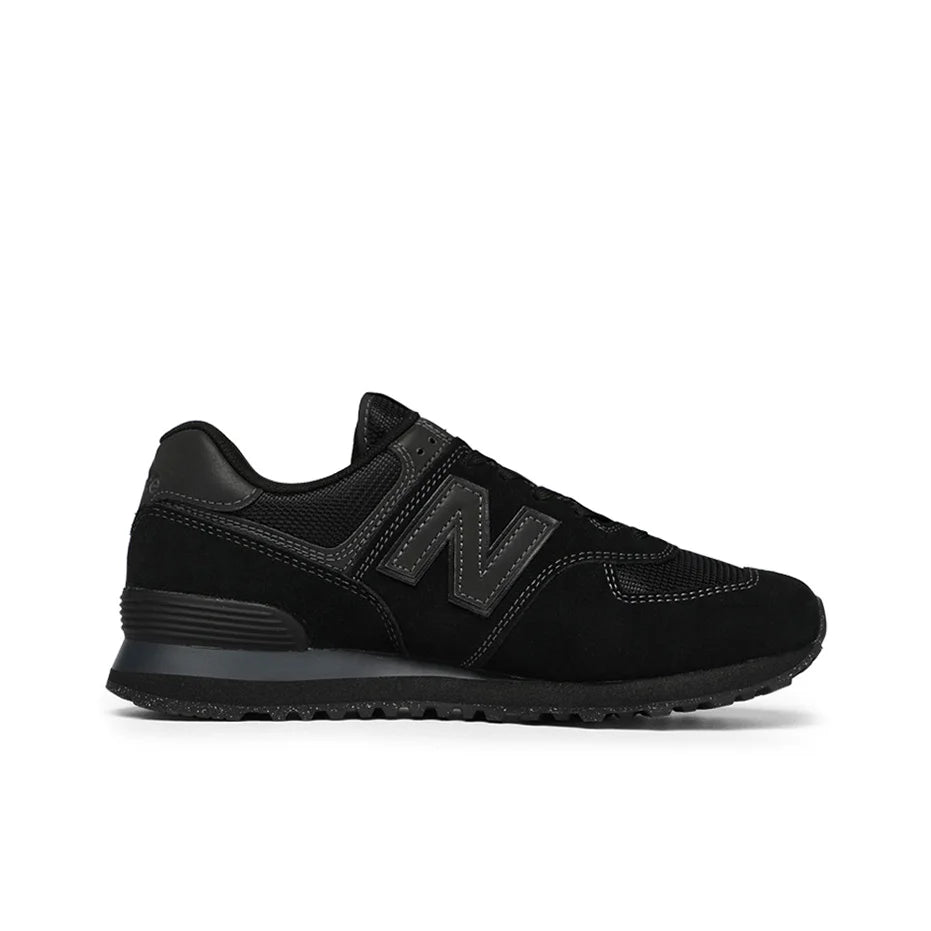 New Balance NB 574 Chaussures de course basses décontractées pour la ville et les trajets quotidiens unisexe noir