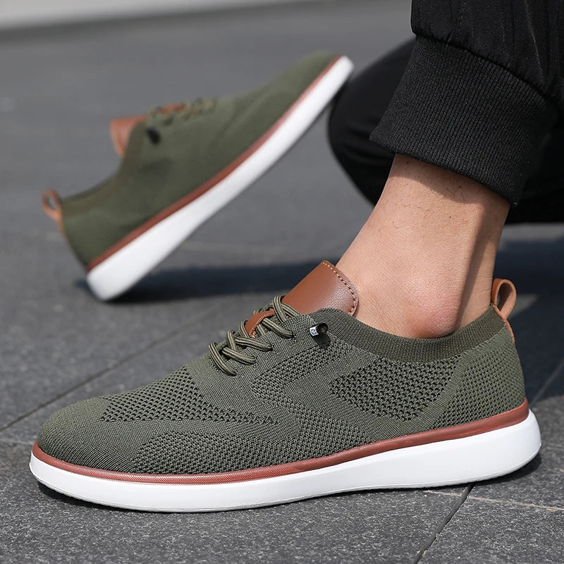 Chaussures coulissantes pour hommes mocassins de chaussures de sport en maille, chaussures antidérapantes chaussures décontractées coupe basse chaussures de sport décontractées best-seller chaussures de créateur 2025