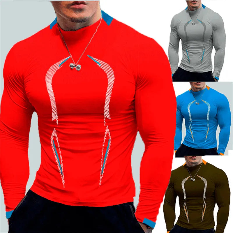 T-Shirt d'été à manches longues pour hommes, séchage rapide, respirant, climatisation, Protection solaire en plein air, vêtements d'extérieur, nouvelle collection 2024