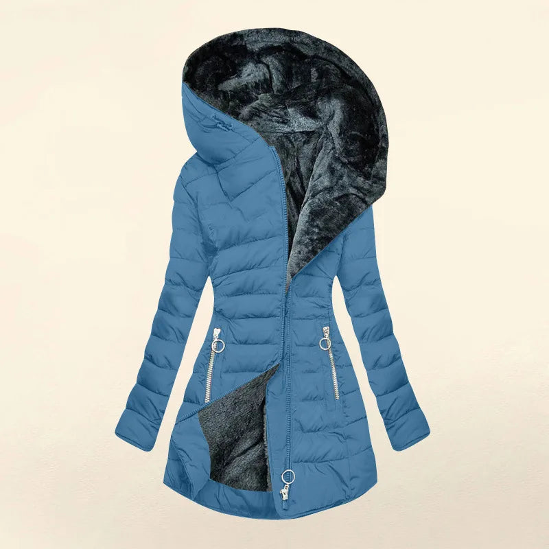 Manteaux matelassés à capuche pour femmes, nouvelle mode européenne et américaine, couleur unie, Simple, basique, Slim, décontracté, tendance quotidienne, Parkas