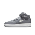 Nike Air Force 1 QS Jewel 'NYC Cool Grey' Chaussures de skateboard polyvalentes à tige mi-haute unisexe gris