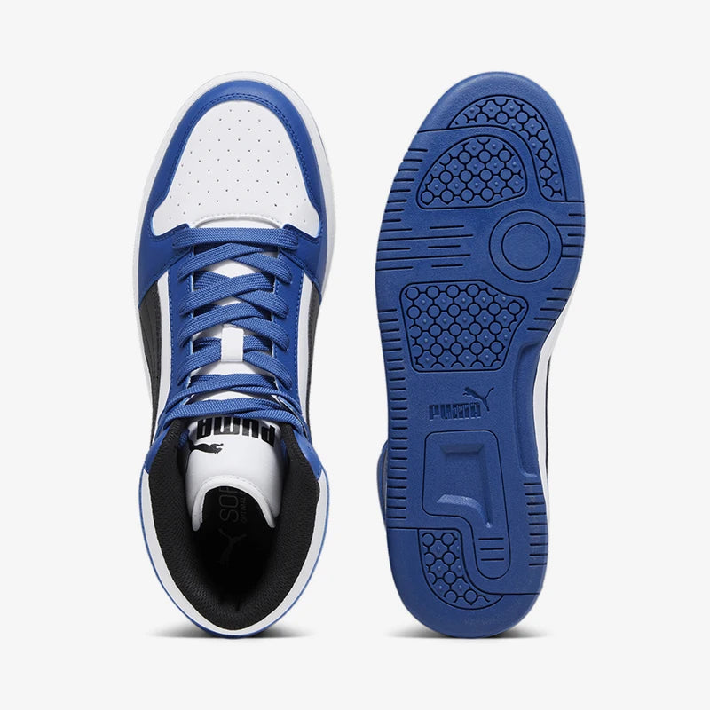 Puma véritable rebond LayUp SL rétro mi-haut unisexe baskets 369573-36