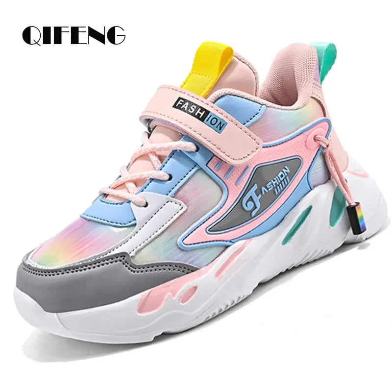 Chaussures décontractées en fourrure chaude pour filles, baskets épaisses de princesse, mignonnes pour enfants, été, hiver, 3, 5, 6, 7, 8