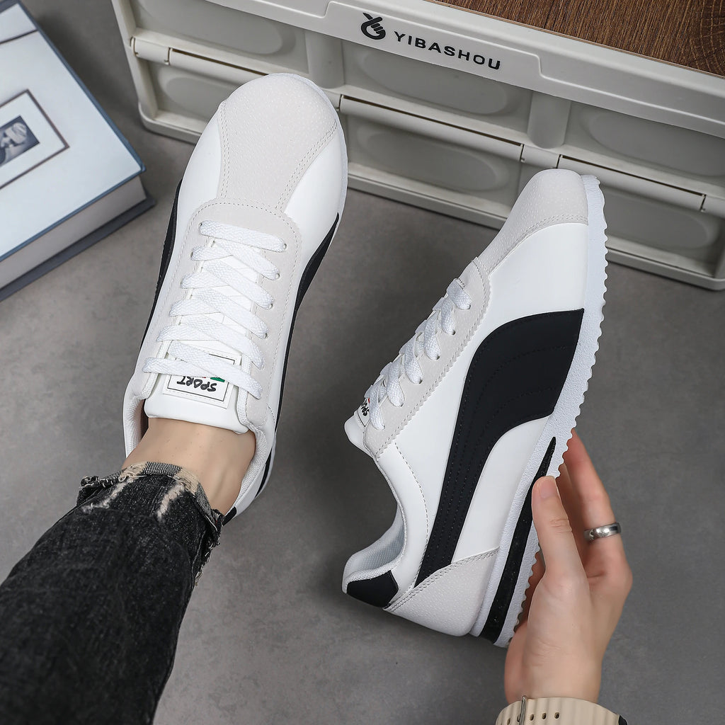 Chaussures de sport décontractées pour hommes avec semelles souples, chaussures de skate confortables et légères, chaussures de course en plein air, chaussures pour hommes